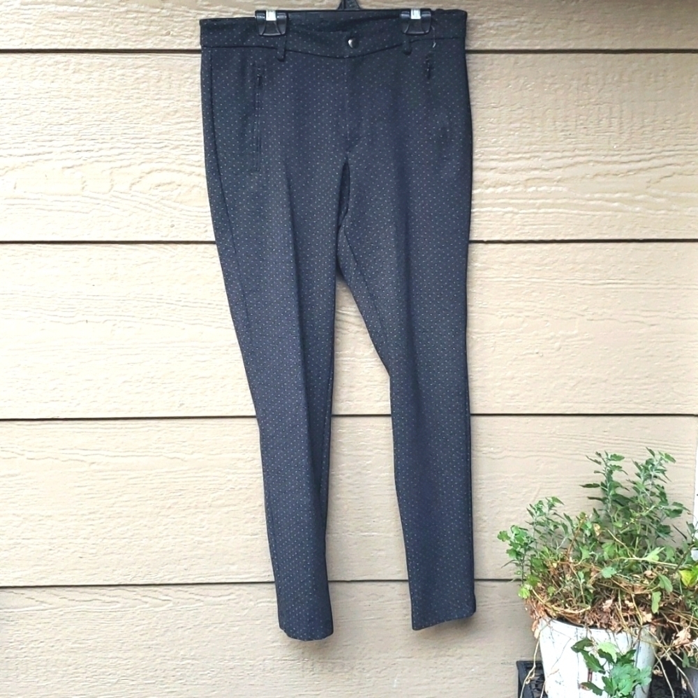 Banana Republic Skinny Zipper Pockets Ponte 4